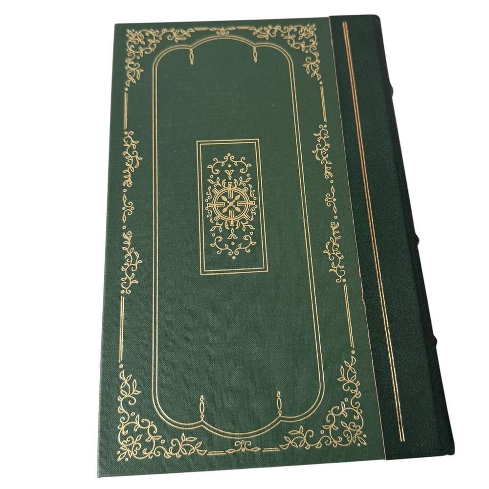 VTG George Eliot The Mill on the Floss Franklin Library 1981 Green Leather Book - Picture 2 of 7